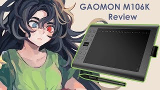 GAOMON M106K Review  Speedpaint [upl. by Inaja]