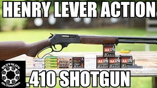 Henry 410 Lever Action Shotgun  Americas 410 [upl. by Nnaeinahpets]