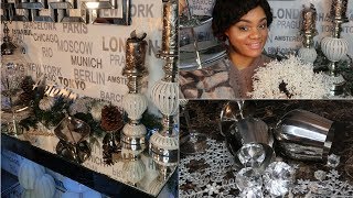 DIY★DECORATE WITH ME ♥ 2 AFFORDABLE CONSOLE TABLE IDEAS FALLWINTER [upl. by Solakcin]