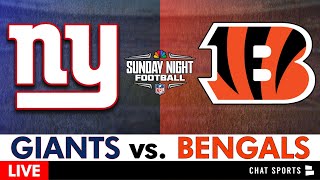 Giants vs Bengals Live Streaming Scoreboard Free PlayByPlay Highlights  NFL Week 6 [upl. by Sirraf]