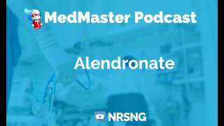 Alendronate Nursing Considerations Side Effects and Mechanism of Action Pharmacology for Nurses [upl. by Bert]