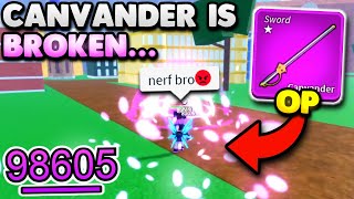 Canvander Is The MOST BROKEN Sword In Blox Fruits Bounty Hunt [upl. by Atnek]