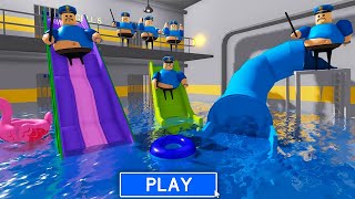 WATERPARK BARRYS PRISON RUN OBBY ROBLOX [upl. by Eelrehpotsirhc]