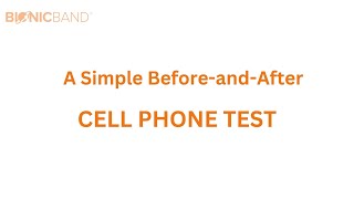 A Simple BeforeandAfter CELL PHONE Test [upl. by Alvy895]