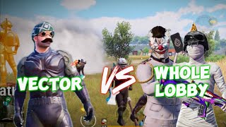 Vector gang vs whole lobby Hindi gameplay [upl. by Karisa]