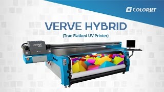 UV Printer Verve Hybrid By Colorjet in Jetmark Australia [upl. by Kronfeld]