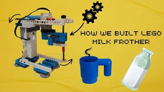 How We Built Coffee Frother with LEGO Boost Set 17101 ☕ [upl. by Ewart]