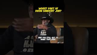 Worst Part of Deion Sanders Job deionsanders [upl. by Nurat]