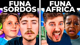 TOP 5 FUNAS RIDICULAS DE MR BEAST [upl. by Ybok]