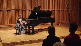 Alena Miskinis First Masters Piano Recital nondegree [upl. by Eon]