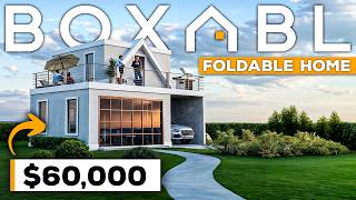 BOXABL Foldable Prefab Homes Factory Tour amp Modular Home overview 60000 Instant House [upl. by Acinomahs]