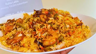 Tastiest Simple Prawn Biryani Recipe  Prawn Biryani [upl. by Kari]