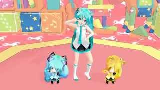 Miku Hatsuke Dance Schrodingers Kitten [upl. by Atinra]