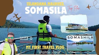 Somasila to Srisailam Boat Trip l🚢 Solo Traveller Vasu l Telangana Maldives [upl. by Yeldar]