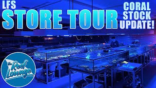 The REEF LOUNGE Fish Store Tour  Update 72424 [upl. by Pardner]