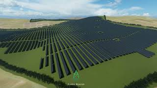 Video promo  rendering impianto agro  fotovoltaico [upl. by Rutherfurd]