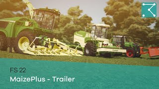 FS22  MaizePlus  170922 on ModHub  Trailer [upl. by Nonnair699]