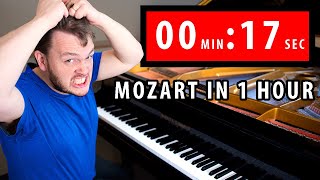 I tried to MEMORIZE a Mozart sonata in 1 hour [upl. by Aria386]