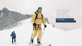 The North Face Ventrix Jacket  How It Works When Youre Ski Touring [upl. by Enirroc]