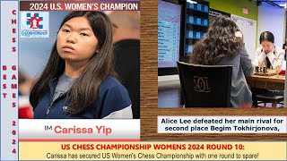 US CHAMPIONSHIP 2024 ROUND 10Carissa has secured US Womens Championship with one round to spare [upl. by Dang]