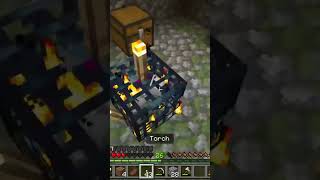 NEVER dig straight down☠️☠️☠️subscribe minecraft scary horrorgaming [upl. by Trebo]