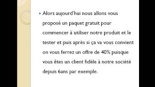 Vendezmoi ce produit Comment répondre à cette question et exemple de phrases fréquemment utilisées [upl. by Esch667]