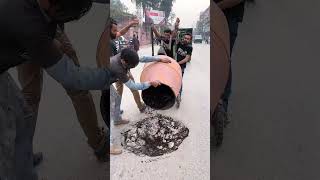 Road repairing Part 01 adnankhanfixit shortsvideo viralvideo foryou reels youtubeshorts [upl. by Abercromby200]