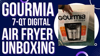 GOURMIA 7QT DIGITAL AIR FRYER UNBOXING [upl. by Arimay]