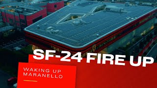 Waking up Maranello  SF24 Fire Up [upl. by Enelam27]