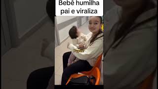 Bebê humilha pai e viraliza 🥰 mãe mamaeprimeiraviagem crianças humor bebe memes [upl. by Albright]