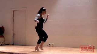 Irene Miguel Cha Cha Shine lesson  Salsa Bootcamp Βόλος [upl. by Ruperto]