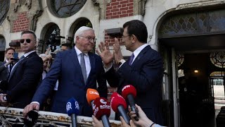 60 Kilo Dönerspieß im Gepäck – Steinmeier besucht die Türkei [upl. by Hodge]