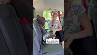 Learn how to install a booster seat with our experts newparents newmom newdad carseat [upl. by Nyvrem505]