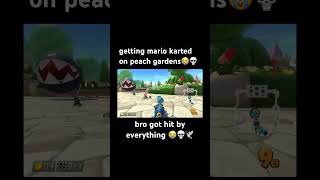 getting Mario karted on peach gardens shorts mariokart gaming nintendo [upl. by Gilli671]