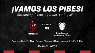 Patronato vs Estudiantes de Buenos Aires  Fecha 11  8va División [upl. by Vevine]