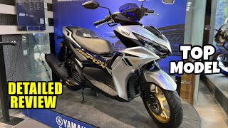 2024 Yamaha Aerox Version S Detailed Review Video  Yamaha Aerox 155 New Model  Aerox 155 VersionS [upl. by Malik]