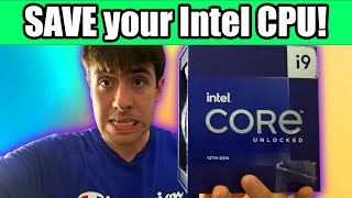 Stop your Intel CPU from Crashing and Breaking Full Tutorial for 13th and 14th gen [upl. by Manuel]