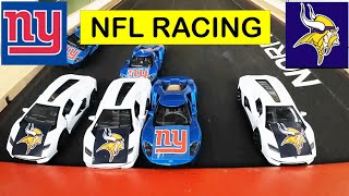 NFL MUSCLE CAR RACING NY GIANTS VS VIKINGS AND LOTS MORE [upl. by Fenner]