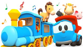 🔴Cante com Léo o caminhão Desenhos animados com música Animação infantil [upl. by Glynias]