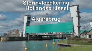 Stormvloedkering Hollandse IJssel  Algerabrug [upl. by Stonwin]