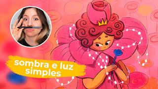 Tutorial de sombreamento simples  BRENDA BOSSATO [upl. by Eelanaj474]