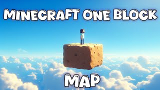 Starting minecraft one block map [upl. by Eiliak]