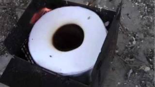 Toilet paper as emergency fuel for FIREBOX [upl. by Awad]