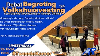 Terugkijken Debat over begroting Volkshuisvesting amp Ruimtelijke Ordening  Tweede Kamer [upl. by Bogusz679]