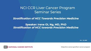 Stratification of HCC Towards Precision Medicine [upl. by Nimrac671]