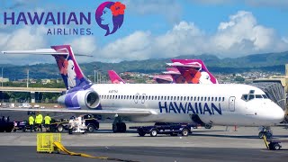 Hawaiian Boeing 717 🇺🇸 Honolulu HNL  Hilo ITO 🇺🇸 Hawaii Big Island FULL FLIGHT REPORT [upl. by Anoved]