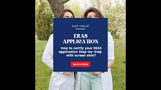 How to certify ERAS application StepbyStep with screen shots [upl. by Nylesor576]