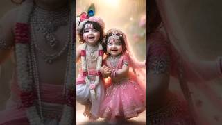 Kanha Chhota Sa Chhoti Si Radha  New Trending  youtubeshorts status shortsfeed krishna shorts [upl. by Waldos594]