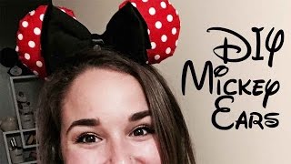 DIY MICKEY EARS [upl. by Aynotahs132]