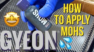 How to EASILY apply Gyeons Mohs Evo ceramic coating  BEST Alcohol dilution for PREP amp APPLICATION [upl. by Eirene]